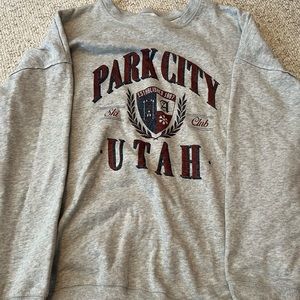 AEROPOSTALE grey oversized sweatshirt